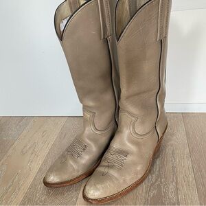 Vintage 70's Frye Men’s Leather Cowboy Boots #2304 Size 10 D Made In The USA